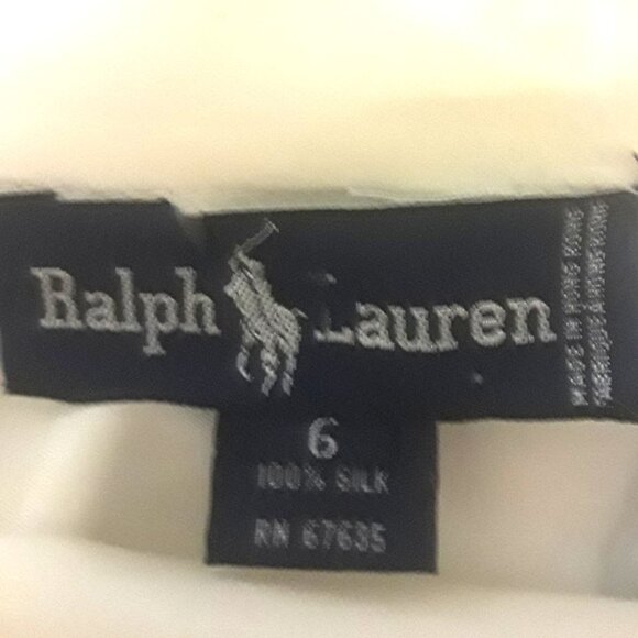 Collector's vintage Ralph Lauren silk skirt "roaring 20's print--MUST SEE - Picture 10 of 13